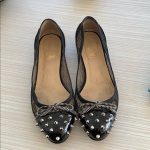 Christian Louboutin Candy flats Lace and Patent